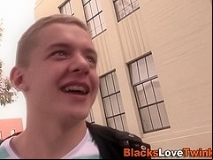 Twink showered in black