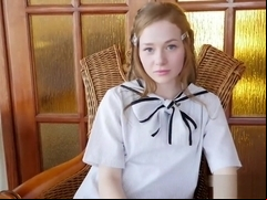 Alisa white pinstripe